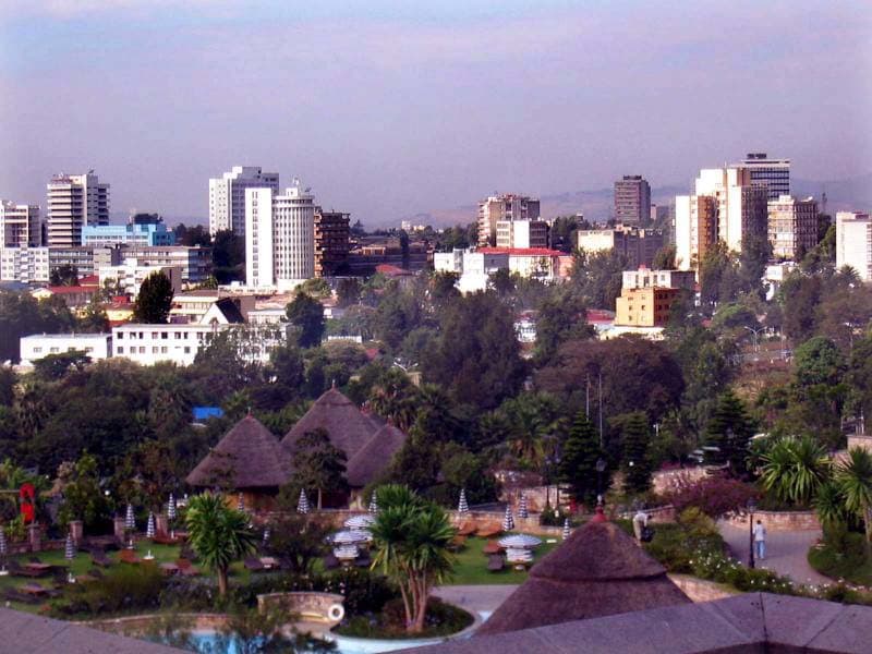Addis Ababa street scene